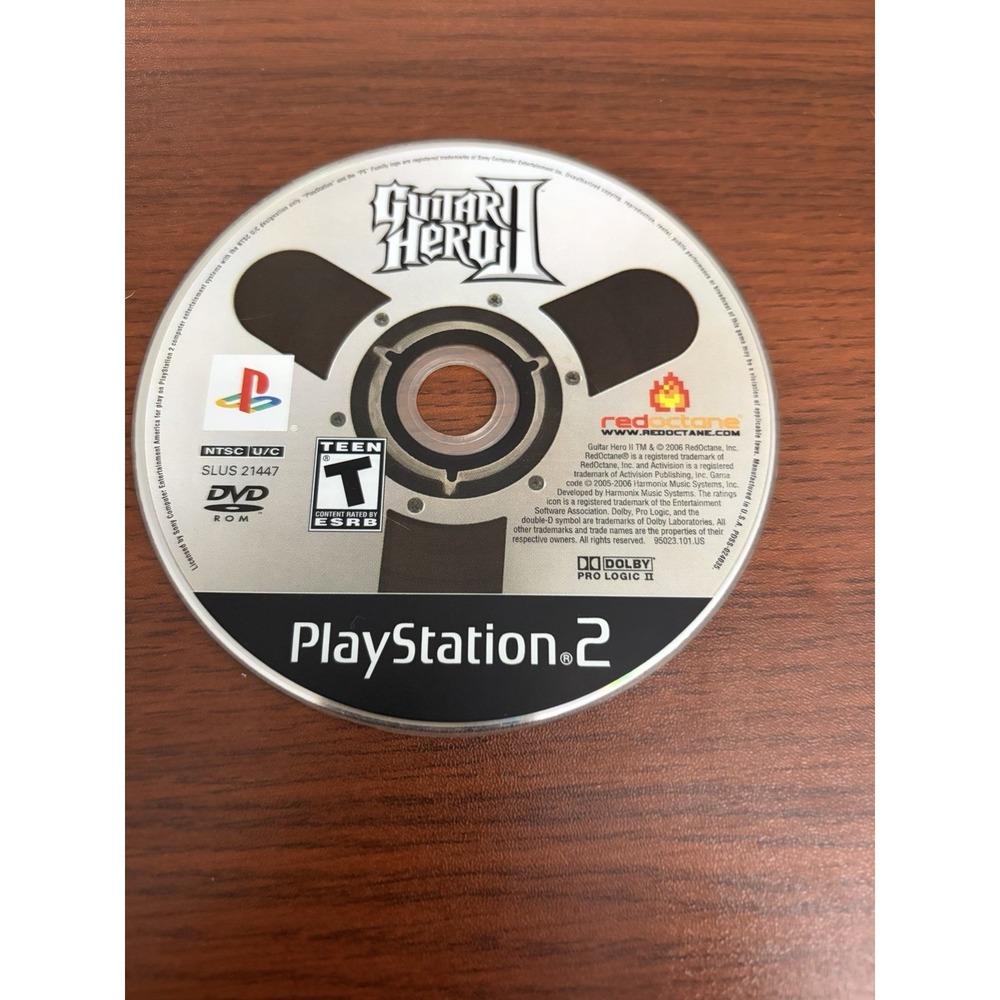 Guitar Hero II Sony PlayStation 2 PS2 Disc Only Video Game Tested Working